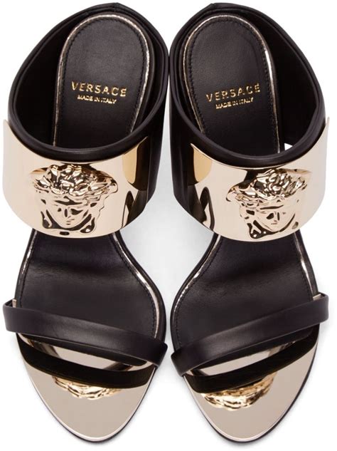 versace medusa ean|Versace Medusa detail round heels.